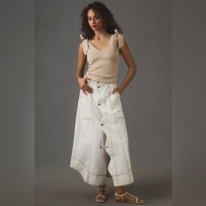 Farm Rio Denim Wave Maxi Skirt
Size 27